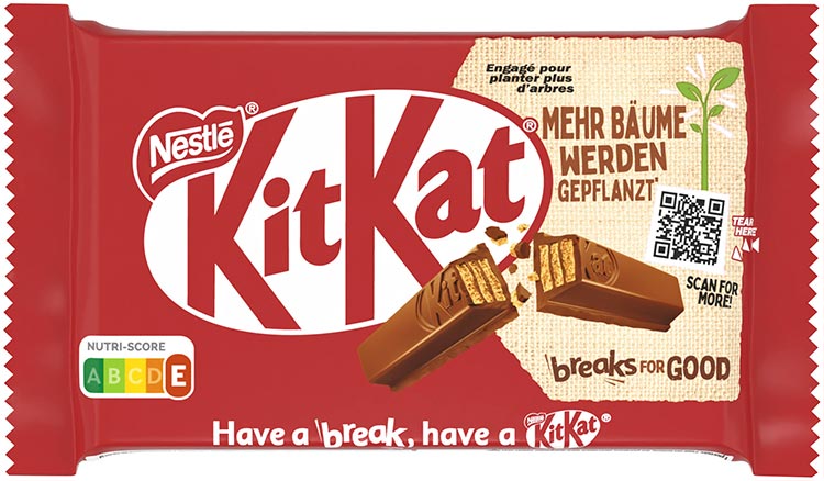 Im Januar startet der Verkauf des Kitkat-Riegels „Breaks for Good“ aus Kakaomasse von Nestlés „Income Accelerator Program“. Foto: Nestlé