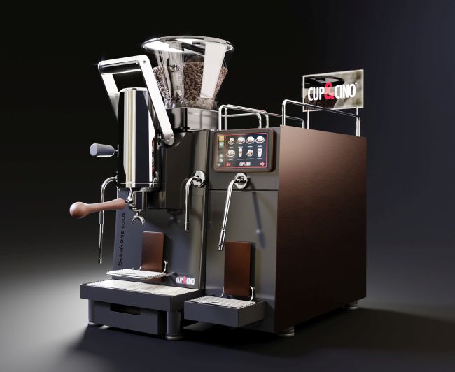 Die integrierte Milchschaumlösung Latte Art Factory der Barista One-Serie von Cup & Cino wurde mit dem „Best New Product Award“ von SCA ausgezeichnet. Foto: Cup & Cino