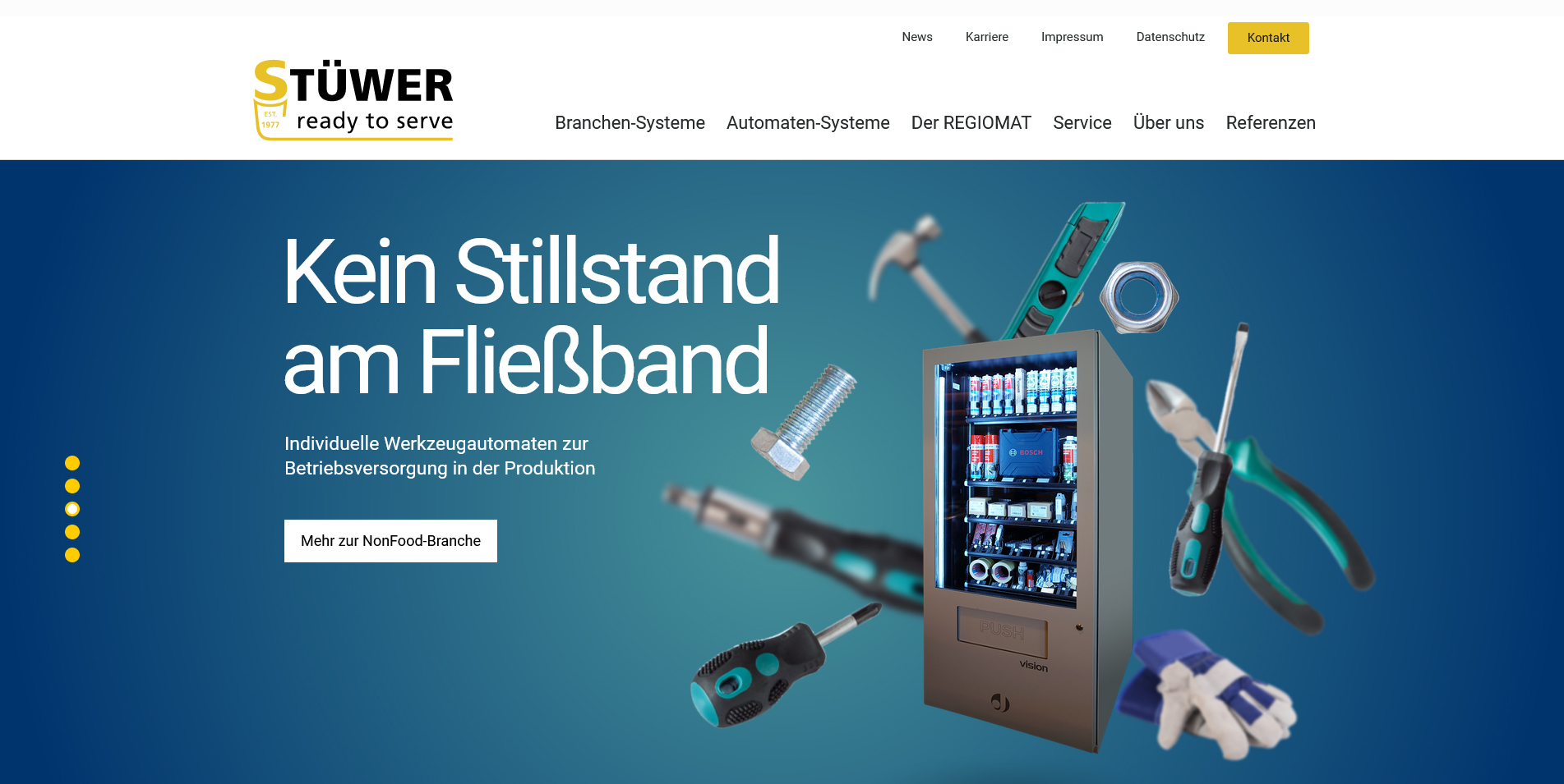 Das Unternehmen Stüwer präsentiert seine Automatenkonzepte auf einer neuen Website. Foto: Stüwer